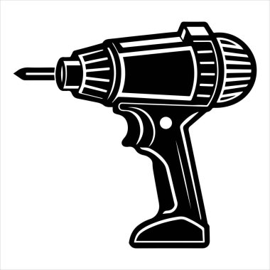 kablosuz matkap simgesi vektör çizimi