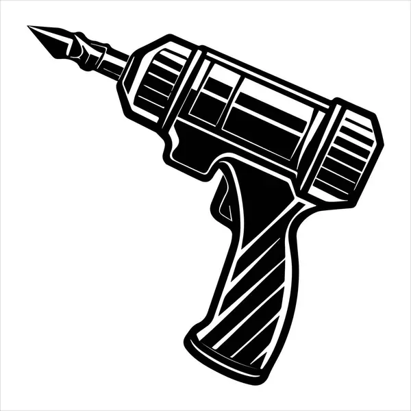 kablosuz matkap simgesi vektör çizimi