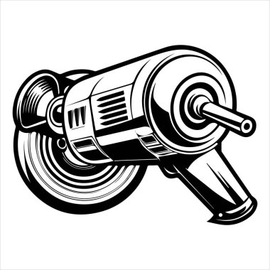 açıcı güç aracı siluet vektör illüstrasyonuName