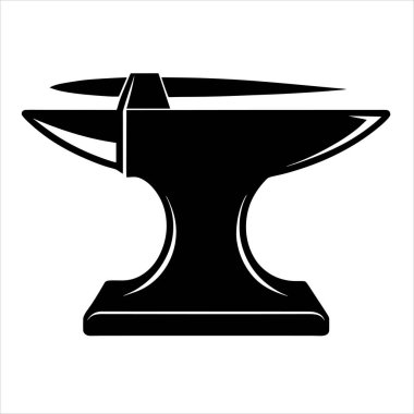 Antika örs siluet vektör çizimi