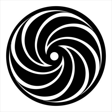 soyut girdap tasarım vektörü beyaz üzerinde izole