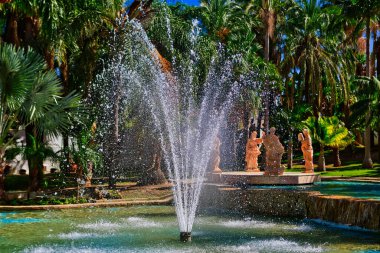 Parktaki çeşme