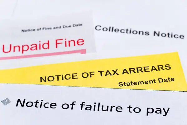 Borç tahsilatı, ödenmemiş para cezaları ve vergi borçları