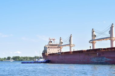 Toronto, Ontario, Kanada - 4 Haziran 2022: Federal Barents kargo gemisi 