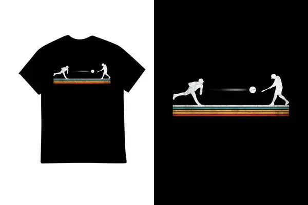 Beyzbol aşığı Vintage tişört tasarım şablonu