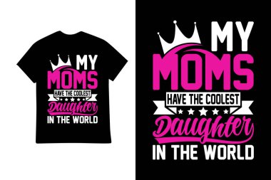 Tişört için uluslararası anneler günü tasarımı