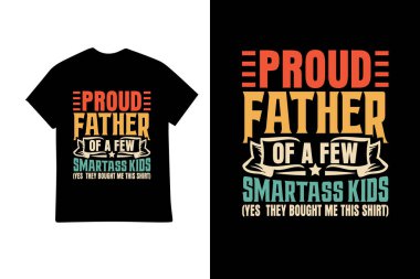 Babalar Günü tişört tasarımı tipografi çizimi 