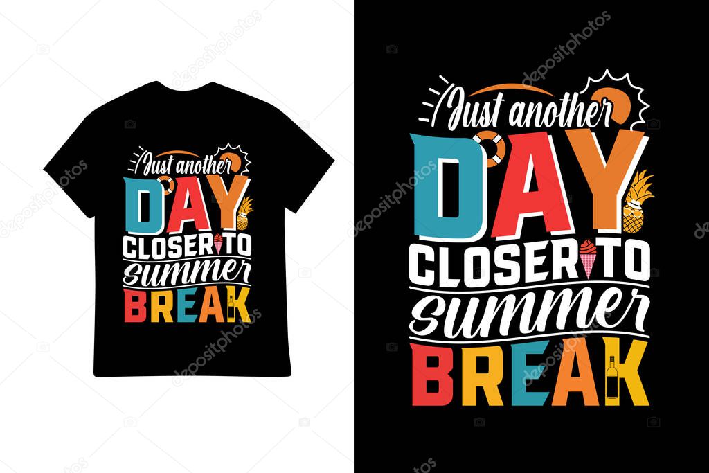 Summer outing t shirt design