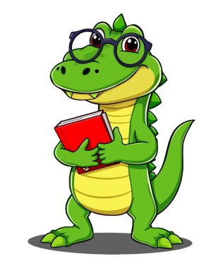 timsah vektör çizimi grafiği