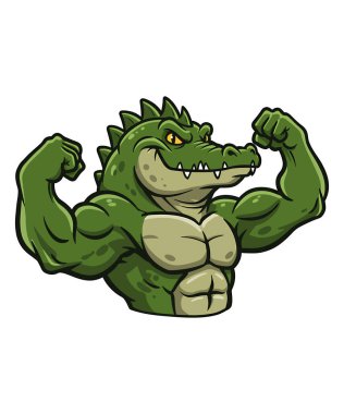 timsah vektör çizimi grafiği