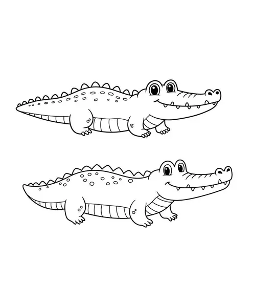 timsah vektör çizimi grafiği