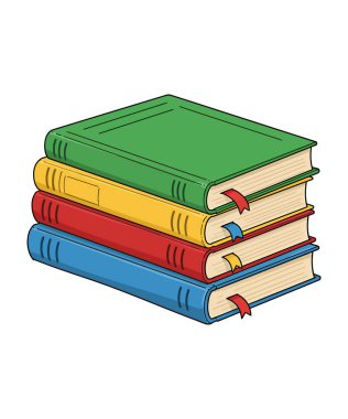 kitap vektör resimleme grafiği