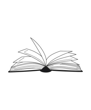 kitap vektör resimleme grafiği