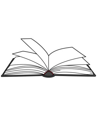 kitap vektör resimleme grafiği