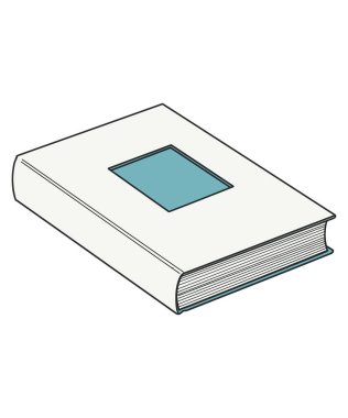 kitap vektör resimleme grafiği