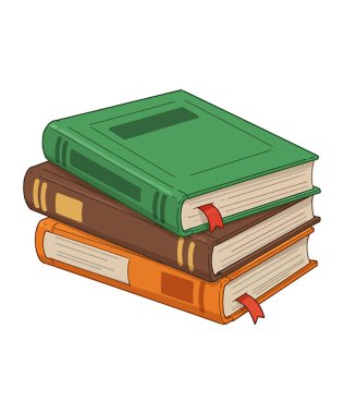 kitap vektör resimleme grafiği