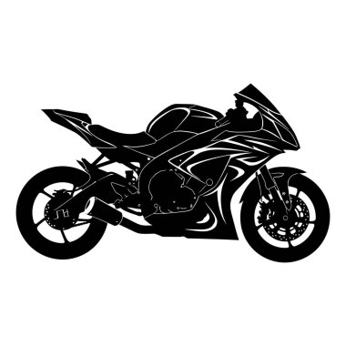 Motosiklet Vektörü İllüstrasyonu sanat grafiği 