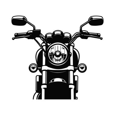 Motosiklet Vektörü İllüstrasyonu sanat grafiği 