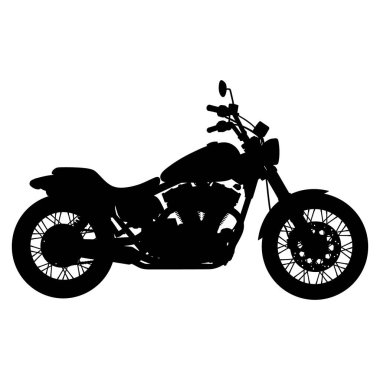 Motosiklet Vektörü İllüstrasyonu sanat grafiği 