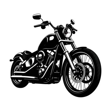 Motosiklet Vektörü İllüstrasyonu sanat grafiği 