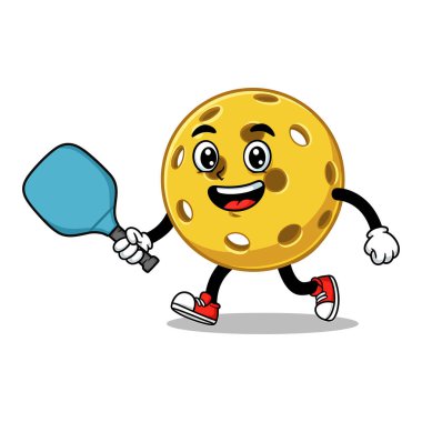 Pickleball vektör grafiği
