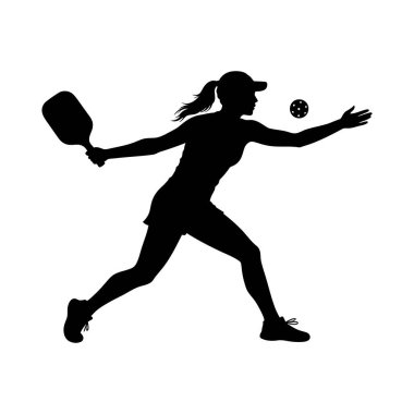 Pickleball vektör grafiği