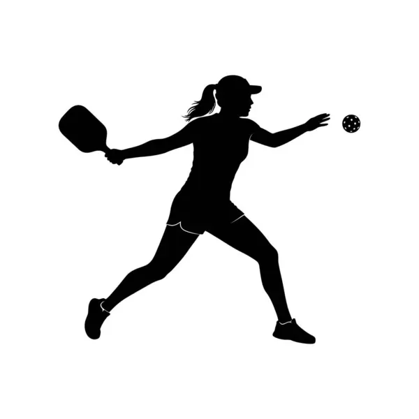 Pickleball vektör grafiği