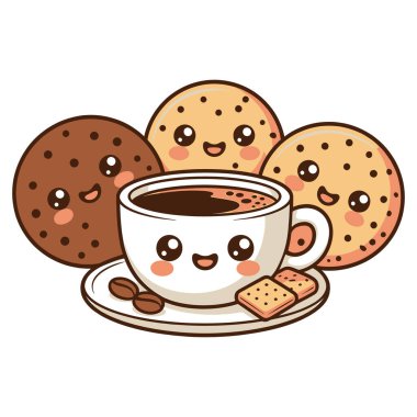 Çerez vektörü sanat çizimi grafiği