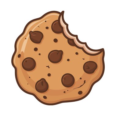 Çerez vektörü sanat çizimi grafiği
