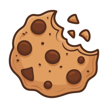 Çerez vektörü sanat çizimi grafiği