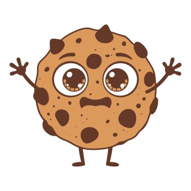 Çerez vektörü sanat çizimi grafiği