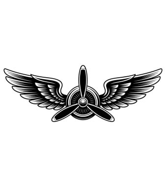 kanat vektörü sanat çizimi grafiği