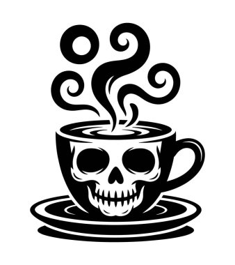 kahve vektörü resimleme grafiği