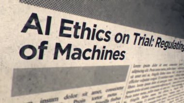 Makinelerin Geleceğinin Düzenlenmesinde Yapay Zeka Etiği Gazetenin Başlığı