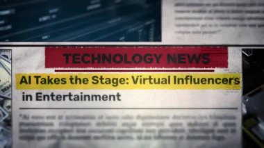 AI, Entertainment Manşet Gazetesinde Sahne Sanal Etkilenenleri Aldı