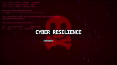 Arkaplan hackleme konusunda Siber Dayanıklılık Uyarı Metni