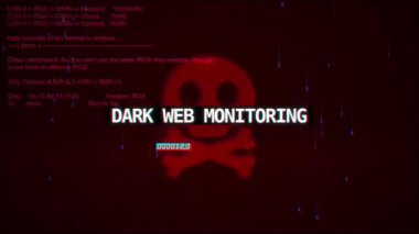 Koyu Web İzleme Uyarı Metni hackleme arkaplan ekranı