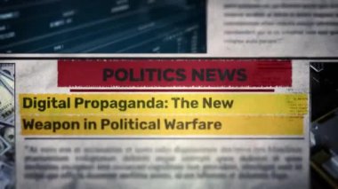 Dijital Propaganda Siyasi Savaş Başlığında Yeni Silah Gazetede Başlık