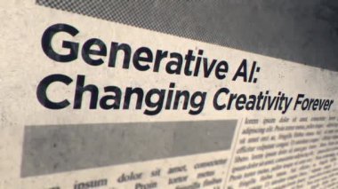 Üretici AI Yaratıcılığı Değiştiren Sonsuza Kadar Gazete Başlığı
