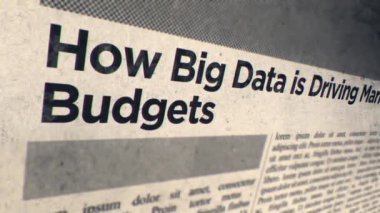 Büyük Veriler Pazarlama Bütçelerini Nasıl Sürüyor Gazete Başlığı