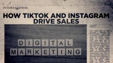 TikTok ve Instagram Sürücü Satış Başlığı Gazete Başlığı Biçimi