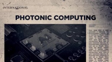 Gazete başlığı biçimindeki Fotonik Hesaplama Başlığı