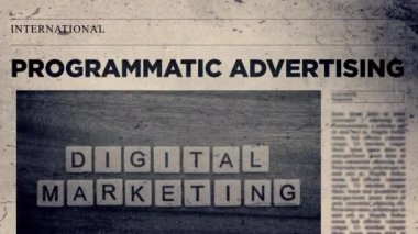 Gazete başlığı Biçiminde Programlı Reklam Başlığı