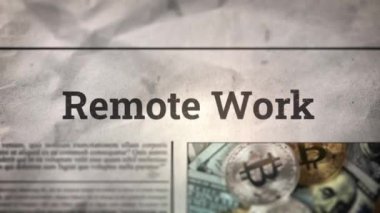 Dijital Gazetede Uzaktan Çalışma Başlığı