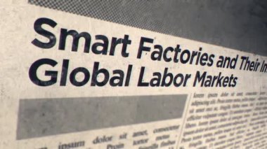 Akıllı Fabrikalar ve Küresel Emek Piyasaları Üzerindeki Etkileri Gazete Başlığı