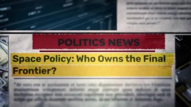 Son Sınır Başlığının Gazetede Sahibi Uzay Politikası