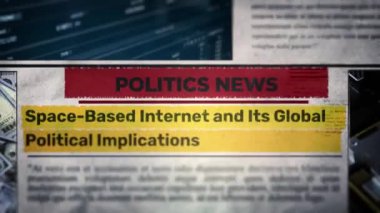 Uzay tabanlı İnternet ve Küresel Siyasi Sonuçları Gazetede Başlık