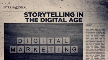 Sayısal Çağ Başlığı ile Gazete Başlığı Biçiminde Hikaye Anlatımı