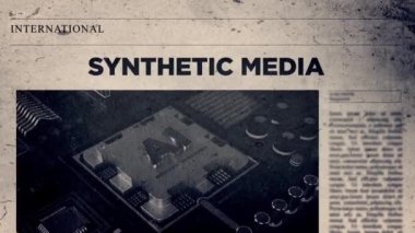 Sentetik Medya Başlığı Gazete Başlığı Biçimi