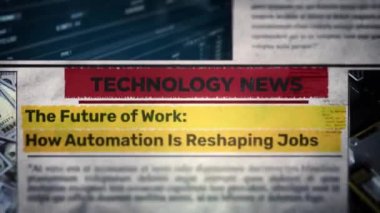 Çalışmanın Geleceği Otomasyon İş Başlığını Nasıl Şekillendiriyor Gazetede Başlık